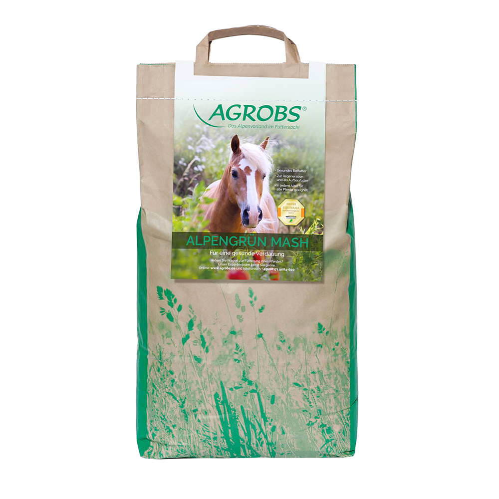 Agrobs AlpenGrün Mash Papierbeutel 5kg Ohne Getreide Agrobs AlpenGrün Mash Papierbeutel 5kg Ohne Getreide von Agrobs