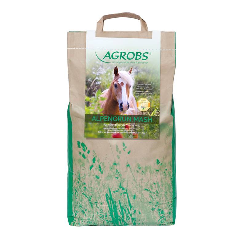 Agrobs AlpenGrün Mash Papierbeutel 5kg Ohne Getreide von Agrobs