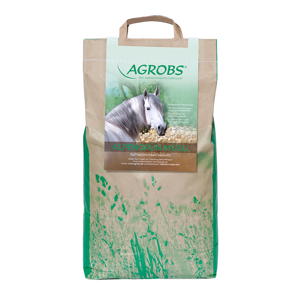 Agrobs AlpenGrün Müsli Papierbeutel 4kg gesunde Mahlzeit Agrobs AlpenGrün Müsli Papierbeutel 4kg gesunde Mahlzeit von Agrobs