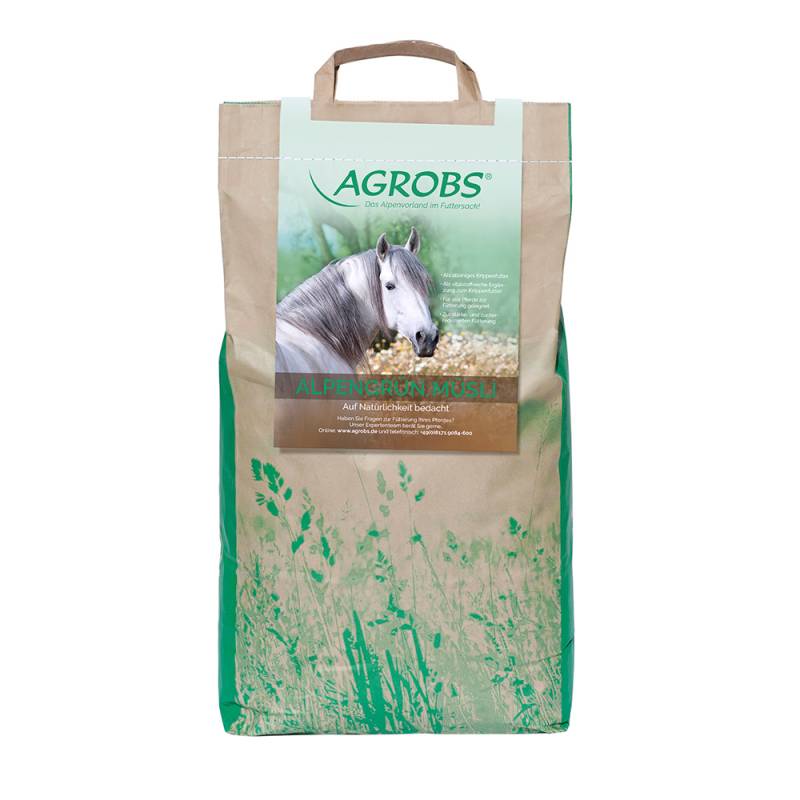 Agrobs AlpenGrün Müsli Papierbeutel 4kg gesunde Mahlzeit von Agrobs