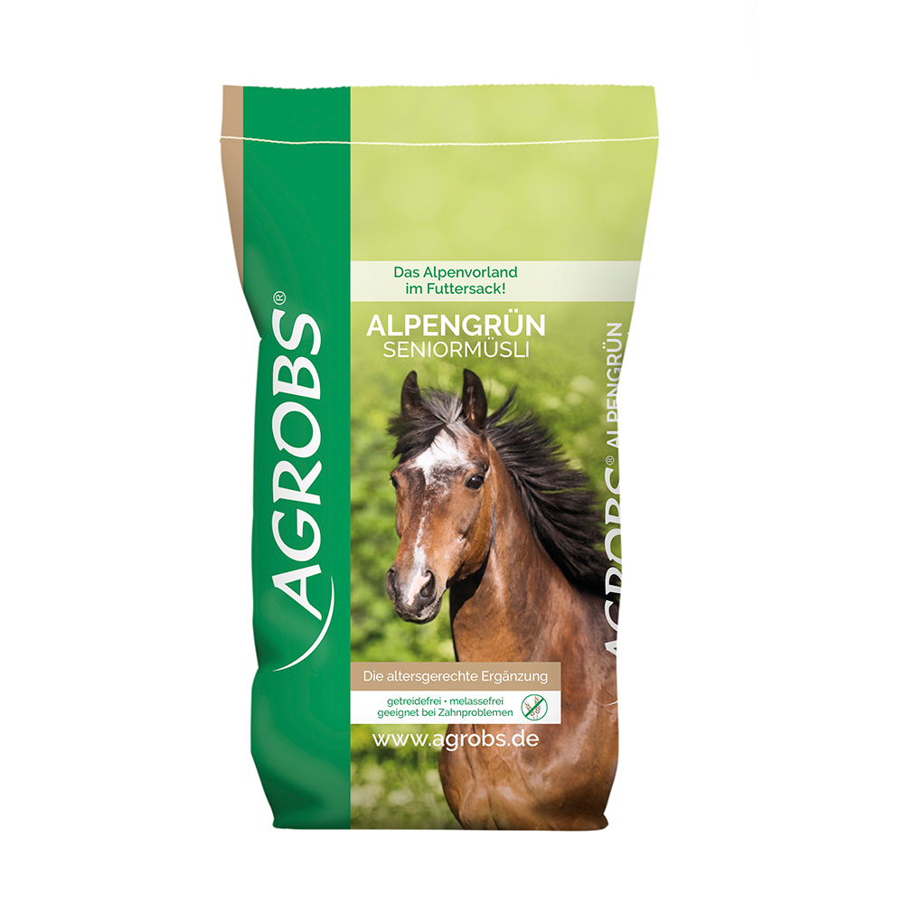 Agrobs Alpengrün Seniormüsli 15kg Speziell für Senioren Agrobs Alpengrün Seniormüsli 15kg Speziell für Senioren von Agrobs