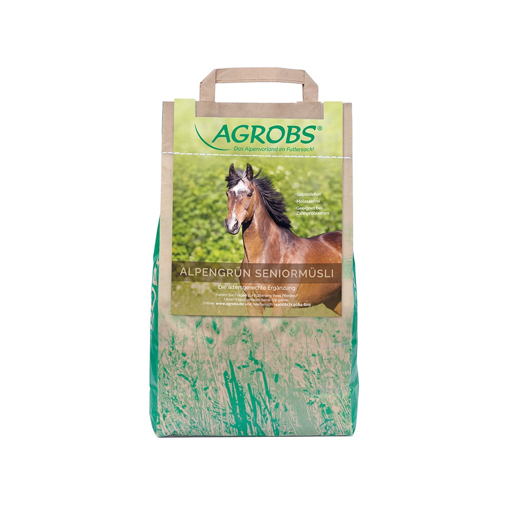 Agrobs Alpengrün Seniormüsli 4kg Speziell für Senioren Agrobs Alpengrün Seniormüsli 4kg Speziell für Senioren von Agrobs