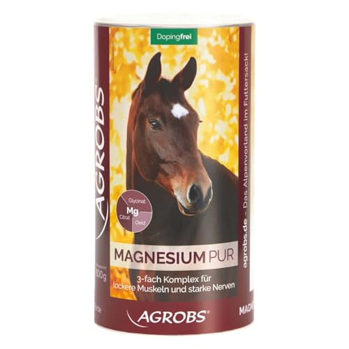 Agrobs Magnesium Pur | 800 g | Ergänzungsfutter für Pferde und Ponys | 3 Verschiedene Magnesiumquellen in einem Produkt | Getreide- und melassefrei, ohne den Einsatz von Luzerne Agrobs Magnesium Pur | 800 g | Ergänzungsfutter für Pferde und Ponys | 3 Verschiedene Magnesiumquellen in einem Produkt | Getreide- und melassefrei, ohne den Einsatz von Luzerne von Agrobs