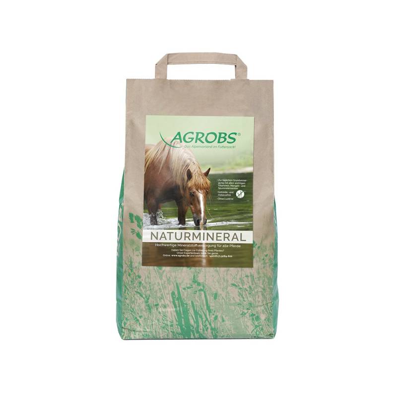 Agrobs Naturmineral 3kg Nachfüllbeutel Hochwertige Mineralstoffversorgung für alle Pferde von Agrobs