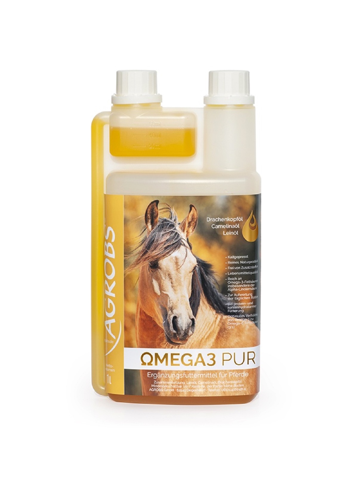 Agrobs Omega 3 Pur 1l hochwertige Fettsäuren Agrobs Omega 3 Pur 1l hochwertige Fettsäuren von Agrobs