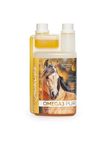 Agrobs Omega3 Pur - hochwertige Fettsäuren für Pferde - 1 Liter von Agrobs
