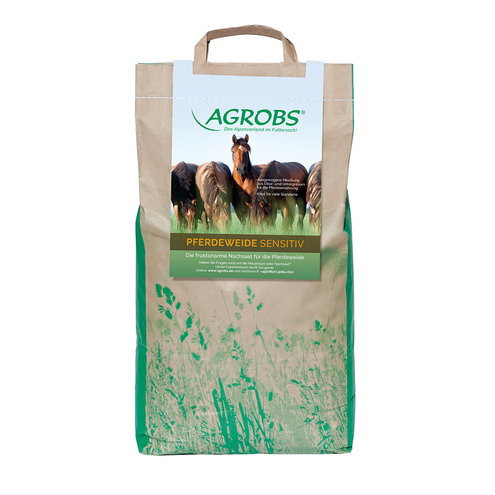 Agrobs Pferdeweide Sensitiv 3 kg Papierbeutel Fruktanarme Gräsermischung Agrobs Pferdeweide Sensitiv 3 kg Papierbeutel Fruktanarme Gräsermischung von Agrobs