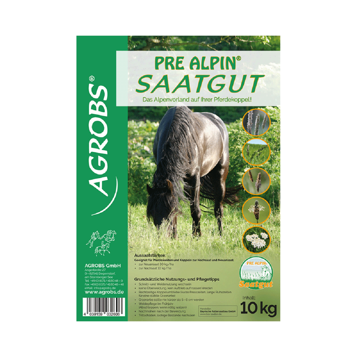 Agrobs Pre Alpin Saatgut 10kg Mit geschmackvollen Kräutern Agrobs Pre Alpin Saatgut 10kg Mit geschmackvollen Kräutern von Agrobs