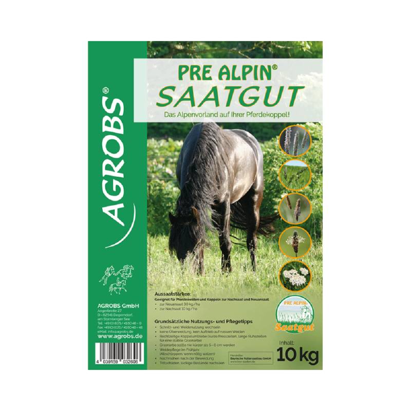 Agrobs Pre Alpin Saatgut 10kg Mit geschmackvollen Kräutern Agrobs Pre Alpin Saatgut 10kg Mit geschmackvollen Kräutern von Agrobs