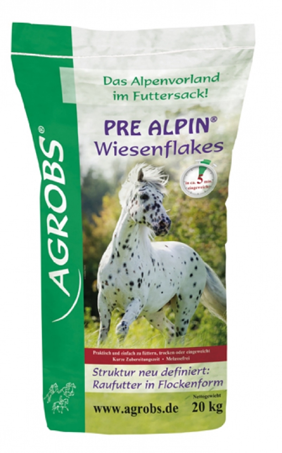 Agrobs Wiesenflakes 20kg Raufutter in Flockenform Agrobs Wiesenflakes 20kg Raufutter in Flockenform von Agrobs