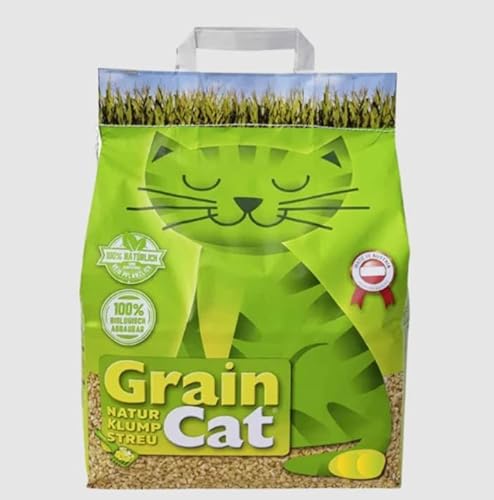 AGROS Grain Cat Natural Clumping Litter, 10 l (4,3 kg) von Agros