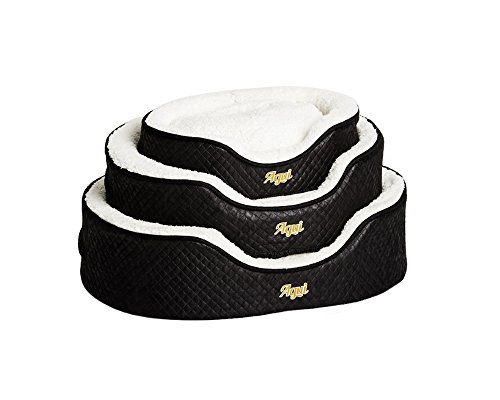 Agui AG10004 Diamond Oval Bed Haustierbett, 55 x 45 x 17 cm, S, Schwarz Agui AG10004 Diamond Oval Bed Haustierbett, 55 x 45 x 17 cm, S, Schwarz von Agui