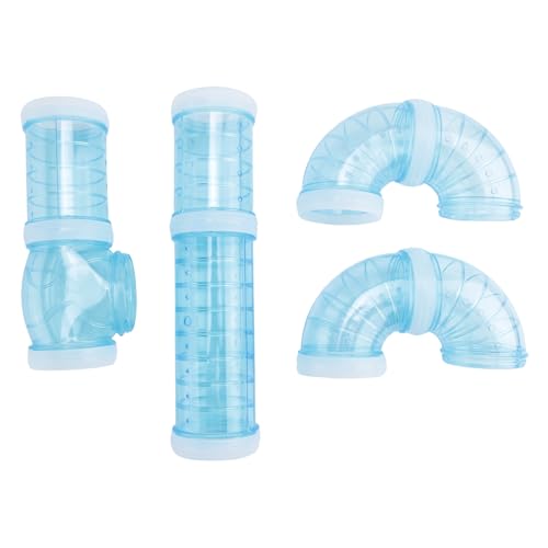Agwuoetr Hamster Rohre, Abenteuer AußEn Rohr Set Hamster KäFig Spielzeug Zur Erweiterung des Weltraums DIY Kreativer Verbindungs Tunnel Blau Agwuoetr Hamster Rohre, Abenteuer AußEn Rohr Set Hamster KäFig Spielzeug Zur Erweiterung des Weltraums DIY Kreativer Verbindungs Tunnel Blau von Agwuoetr