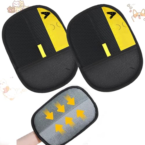 Ahaimy 2 Stück Fellmagnet, Fell Magnet Handschuh, Tierhaarentferner Handschuh, Handschuh Katzenhaare, Fellmagnet Für Die Pflege Und Entfernung Unerwünsch Für Glattes Und Gesundes Fell Ahaimy 2 Stück Fellmagnet, Fell Magnet Handschuh, Tierhaarentferner Handschuh, Handschuh Katzenhaare, Fellmagnet Für Die Pflege Und Entfernung Unerwünsch Für Glattes Und Gesundes Fell von Ahaimy
