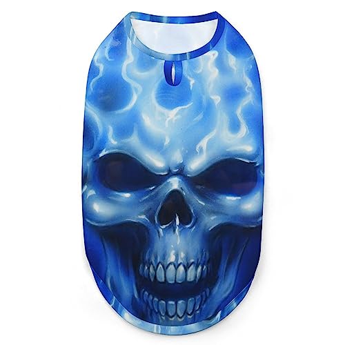 Bedruckte Totenkopf-Coole Hunde-Shirts, Sommer-Haustier-T-Shirts, weiche, ärmellose Tank-Top-Haustierkleidung für kleine Welpen und Katzen Bedruckte Totenkopf-Coole Hunde-Shirts, Sommer-Haustier-T-Shirts, weiche, ärmellose Tank-Top-Haustierkleidung für kleine Welpen und Katzen von Ahdyr