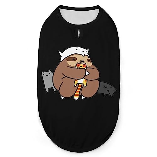 Faultier-Liebeskatzen-Hundehemden, Sommer-Haustier-T-Shirts, weiches, ärmelloses Tank-Top, Haustierkleidung für kleine Welpen und Katzen Faultier-Liebeskatzen-Hundehemden, Sommer-Haustier-T-Shirts, weiches, ärmelloses Tank-Top, Haustierkleidung für kleine Welpen und Katzen von Ahdyr