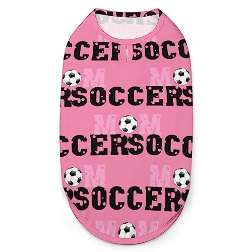 Fußball-Mom-Hunde-Shirts, Sommer-Haustier-T-Shirts, weiches, ärmelloses Tank-Top, Haustier-Kleidung für kleine Welpen und Katzen Fußball-Mom-Hunde-Shirts, Sommer-Haustier-T-Shirts, weiches, ärmelloses Tank-Top, Haustier-Kleidung für kleine Welpen und Katzen von Ahdyr