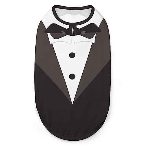 Herrenanzug-Hundehemden, Sommer-Haustier-T-Shirts, weiches, ärmelloses Tank-Top, Haustierkleidung für kleine Welpen und Katzen Herrenanzug-Hundehemden, Sommer-Haustier-T-Shirts, weiches, ärmelloses Tank-Top, Haustierkleidung für kleine Welpen und Katzen von Ahdyr