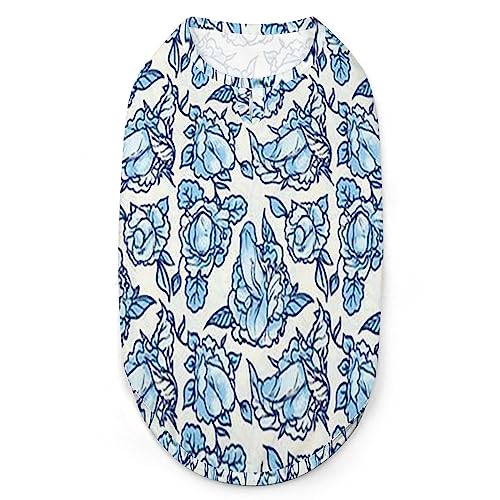 Hunde-Shirts mit Penis-Blumen-Aufdruck, Sommer-Haustier-T-Shirts, weiches, ärmelloses Tank-Top, Haustier-Kleidung für kleine Welpen und Katzen Hunde-Shirts mit Penis-Blumen-Aufdruck, Sommer-Haustier-T-Shirts, weiches, ärmelloses Tank-Top, Haustier-Kleidung für kleine Welpen und Katzen von Ahdyr
