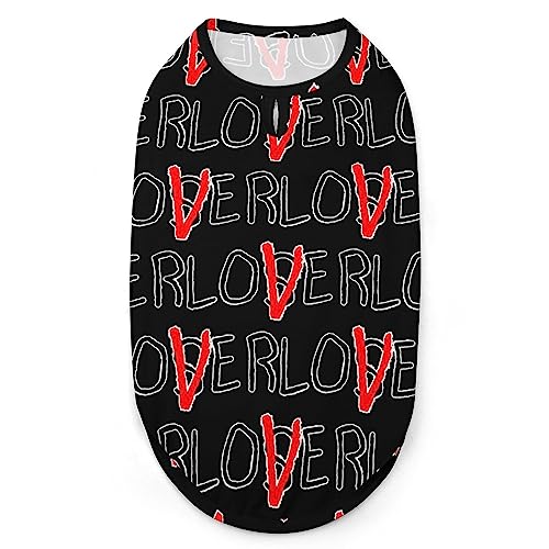 It's LoverLoser Hunde-Shirts, Sommer-Haustier-T-Shirts, weiches, ärmelloses Tank-Top, Haustierkleidung für kleine Welpen und Katzen von Ahdyr