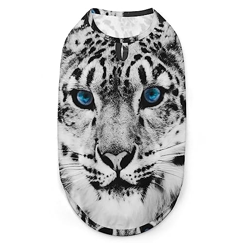 Schneeleoparden-Hunde-Shirts, Sommer-Haustier-T-Shirts, weiches, ärmelloses Tank-Top, Haustier-Kleidung für kleine Welpen und Katzen Schneeleoparden-Hunde-Shirts, Sommer-Haustier-T-Shirts, weiches, ärmelloses Tank-Top, Haustier-Kleidung für kleine Welpen und Katzen von Ahdyr