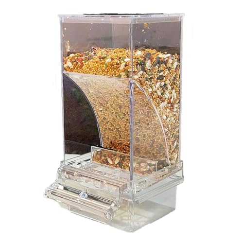 No Mess Automatic Bird Feeder, 2024 Neuestes Transparent Acryl Automatischer Futterspender Vögel, Auslaufsicher Vogelfutterhaus Futterautomat No Mess Automatic Bird Feeder, 2024 Neuestes Transparent Acryl Automatischer Futterspender Vögel, Auslaufsicher Vogelfutterhaus Futterautomat von Ahhzyys