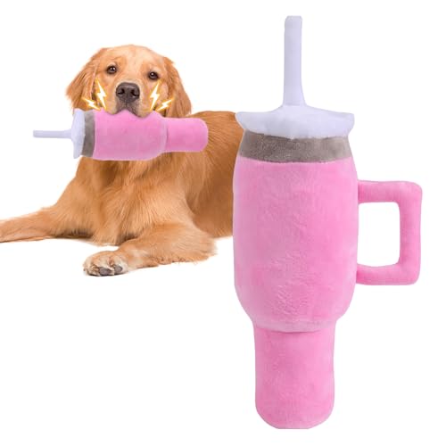 Niedlicher Quietschender Hundespielzeugbecher – weicher Becher, lustiges Hundespielzeug mit Griff für aggressive Kauer, Sicherheitsdesign, Hundespielzeug für kleine, mittelgroße und große Hunde, Niedlicher Quietschender Hundespielzeugbecher – weicher Becher, lustiges Hundespielzeug mit Griff für aggressive Kauer, Sicherheitsdesign, Hundespielzeug für kleine, mittelgroße und große Hunde, von Ahorasky