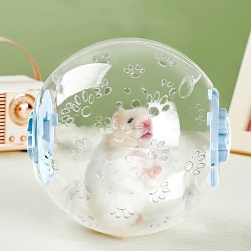 Ahuuen Hamsterlaufbälle Zum Herumtollen, Hamster Trainingsrad, Durchsichtig Und Atmungsaktiv, Aktivitätsrad Und Käfigzubehör Für Kleintiere, Für Kinder, Erwachsene Familien Zur Förderung Der Ahuuen Hamsterlaufbälle Zum Herumtollen, Hamster Trainingsrad, Durchsichtig Und Atmungsaktiv, Aktivitätsrad Und Käfigzubehör Für Kleintiere, Für Kinder, Erwachsene Familien Zur Förderung Der von Ahuuen