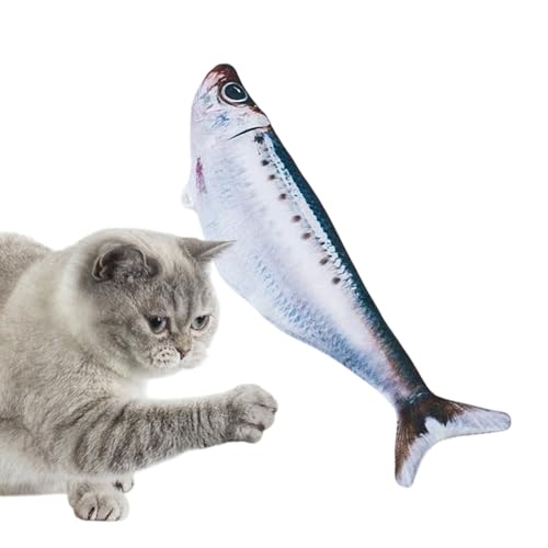 Ahuuen Katzen Spielzeug - 150mAh Zappelnder Katzen Spielzeug,Interaktives Automatisches Elektrisches Gegen Langeweile,Zur Bewegung Und Gegen Langeweile von Ahuuen