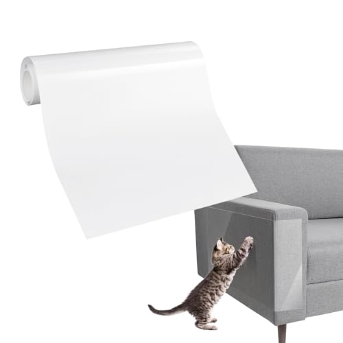 AiQInu Kratzschutz Sofa Katze, 21cm x 3m Anti Kratz Folie für Katzen, Kratzschutz tür Hund, Möbelschoner für Möbel Couch Tür Wand Kratzabwehr von Katzen Hunde AiQInu Kratzschutz Sofa Katze, 21cm x 3m Anti Kratz Folie für Katzen, Kratzschutz tür Hund, Möbelschoner für Möbel Couch Tür Wand Kratzabwehr von Katzen Hunde von AiQInu