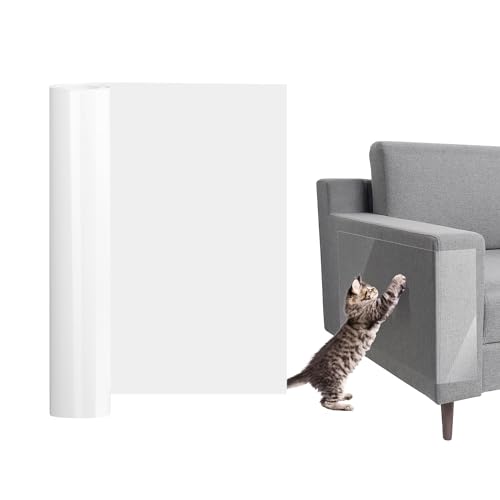 AiQInu Kratzschutz Sofa Katze, 30cm x 3m Anti Kratz Folie für Katzen, Kratzschutz tür Hund, Möbelschoner für Möbel Couch Tür Wand Kratzabwehr von Katzen Hunde AiQInu Kratzschutz Sofa Katze, 30cm x 3m Anti Kratz Folie für Katzen, Kratzschutz tür Hund, Möbelschoner für Möbel Couch Tür Wand Kratzabwehr von Katzen Hunde von AiQInu