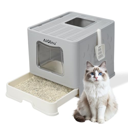 Katzentoilette mit Deckel und Schaufel Katzentoilette mit Deckel und Schaufel von AiQInu