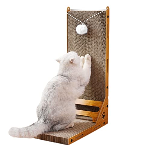 10 Pcs Katzen-Kratzblock | L-förmiges vertikales Katzen-Kratzbrett - Langlebige Board-Pads, geeignet für Katzen zum Ausruhen, Krallenschleifen und Spielen Aibyks von Aibyks