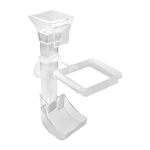 Aibyks Fischfutter Spender,Aquarium Fisch Futterautomat Set | Streufreie Futterröhre Für Teich, Haushalt & Reise von Aibyks
