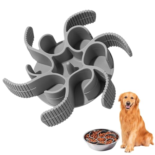 Aibyks Hundefuttermatte langsamer Feeder, Hund Slow Feeder Matte,Hundebehandlungsmatte Puzzle Welpe langsamer Feeder | Interaktives Spielzeug Anti-Kocher, Bereicherungstraining für die gesunde von Aibyks