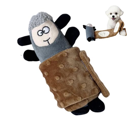 Aibyks Hundekauspielzeug - Hundespielzeug Mit Futterspender - Quietschendes Plüschtier Interaktives Waschbares Futtersuchspiel Für Seniorenhunde Welpen Aibyks Hundekauspielzeug - Hundespielzeug Mit Futterspender - Quietschendes Plüschtier Interaktives Waschbares Futtersuchspiel Für Seniorenhunde Welpen von Aibyks