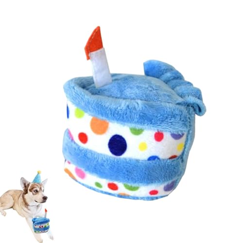 Aibyks Hundespielzeug Quietschend,Quietschendes Hundespielzeug - Hunde-Beißspielzeug in Form Einer Geburtstagstorte | Kauspielzeug für Welpen, Spielzeug mit Plüschgeräuschen, bissfestes, lustiges Aibyks Hundespielzeug Quietschend,Quietschendes Hundespielzeug - Hunde-Beißspielzeug in Form Einer Geburtstagstorte | Kauspielzeug für Welpen, Spielzeug mit Plüschgeräuschen, bissfestes, lustiges von Aibyks