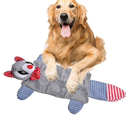 Aibyks Hundespielzeug ohne Füllung - Plüsch-Welpen-Kauspielzeug mit Quietschern - Kauspielzeug für Hunde, Plüsch, quietscht gegen Langeweile, Hundespielzeug, knisterndes Hundespielzeug für kleine von Aibyks