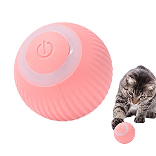 Aibyks Interaktiver Katzenball - Intelligentes Interaktives Katzenspielzeug | USB Wiederaufladbarer Automatischer Rollender Ball Haustier-Spielzeugball | 360-Grad-selbstrotierendes Ballspielzeug von Aibyks