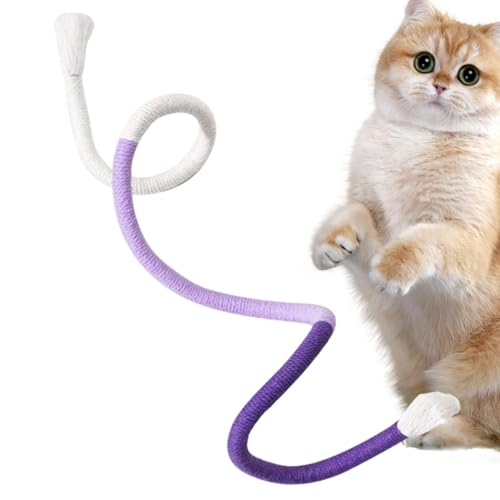 Aibyks Kätzchen-Zahnreinigungsspielzeug - Nachtschnurstab aus Baumwolle zum Reinigen der Zähne,Unterhaltungszubehör für Katzen für Wohnzimmer, Schlafzimmer, Tierheim, Tierhandlung, Arbeitszimmer von Aibyks