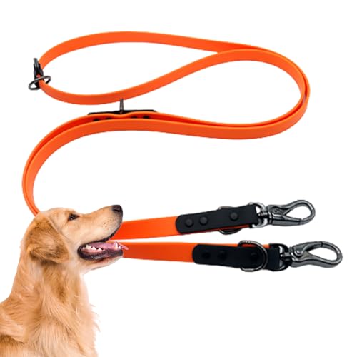 Aibyks Lange Hundeleine - Wasserdichtes Trainings-Zugseil,Schützende PVC-Leine für Spaziergänge, Hunde-Anbindekabel für Hunde im Freien bis zu 220 Pfund von Aibyks