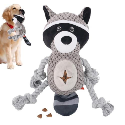 Aibyks Quietschendes Hundespielzeug aus Plüsch, Kauspielzeug für zahnende Welpen, Multifunktionales Futterspender-Quietschspielzeug, Beißspielzeug, Kauspielzeug, lindert Stress, Zahnpflege für kleine, Aibyks Quietschendes Hundespielzeug aus Plüsch, Kauspielzeug für zahnende Welpen, Multifunktionales Futterspender-Quietschspielzeug, Beißspielzeug, Kauspielzeug, lindert Stress, Zahnpflege für kleine, von Aibyks