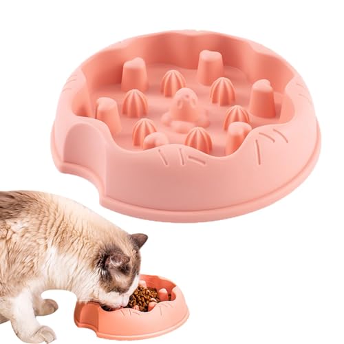 Aibyks Slow-Feeder-Schüssel - Futternapf für langsam fressende Hunde, Futternapf gegen Ersticken | Anti-Rutsch-Futternapf, Katzen-Puzzle-Futternapf, Futternapf für gesunde Ernährung, für kleine, von Aibyks
