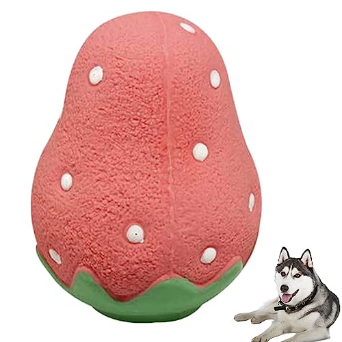 Aibyks Quietschball für Hunde,Quietschbälle in Fruchtfor für Hunde | Kauspielzeug für Hunde aus Latex, quietschender Hundeball, Hundespielzeug, Hundespielzeugbälle für kleine, mittelgroße Hundewelpen von Aibyks