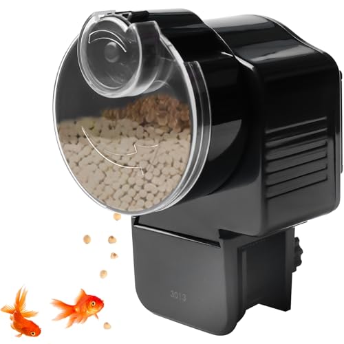 Aicharynic Futterautomat für Aquarium 65ml: Fischfutterautomat mit Timer, Einstellbar für Pellets/Granulat, Automatischer Fischfutterspender Batteriebetrieben für Fischtank & Schildkrötenbecken Aicharynic Futterautomat für Aquarium 65ml: Fischfutterautomat mit Timer, Einstellbar für Pellets/Granulat, Automatischer Fischfutterspender Batteriebetrieben für Fischtank & Schildkrötenbecken von Aicharynic