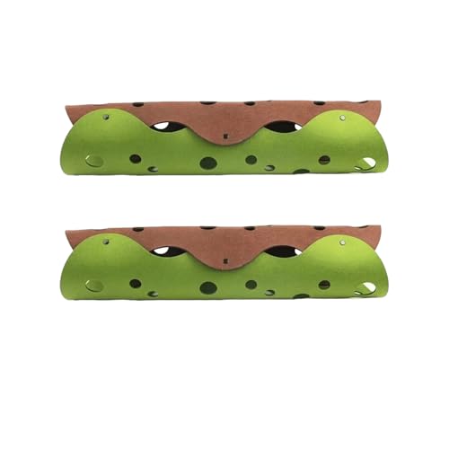 2 Stück Katzenspielzeug Katzentunnel, Abnehmbares Waschbares Faltbar Katzenspielzeug Hundespielzeug Spieltunnel für Kätzchen, Welpen, Kaninchen, kleine Hunde 9x2.2x0.3cm -A von AidSci