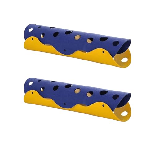 2 Stück Katzenspielzeug Katzentunnel, Abnehmbares Waschbares Faltbar Katzenspielzeug Hundespielzeug Spieltunnel für Kätzchen, Welpen, Kaninchen, kleine Hunde 9x2.2x0.3cm (E) von AidSci