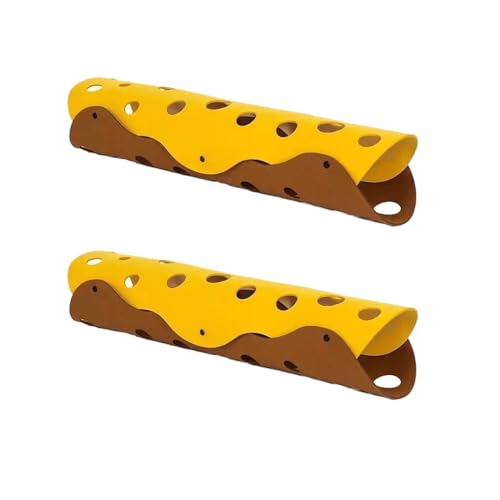 2 Stück Katzenspielzeug Katzentunnel, Abnehmbares Waschbares Faltbar Katzenspielzeug Hundespielzeug Spieltunnel für Kätzchen, Welpen, Kaninchen, kleine Hunde 9x2.2x0.3cm -F von AidSci