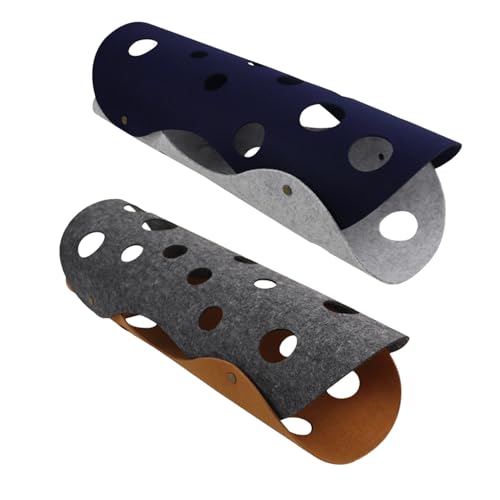 2 Stück Katzenspielzeug Katzentunnel, Abnehmbares Waschbares Faltbar Katzenspielzeug Hundespielzeug Spieltunnel für Kätzchen, Welpen, Kaninchen, kleine Hunde 9x2.2x0.3cm (H) von AidSci