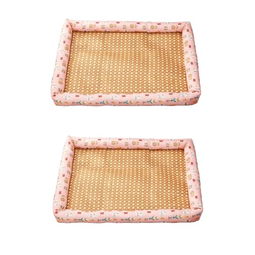 2 Stück Kühlmatte für Hunde Hundebett, Waschbare Hunde Kühlmatte Haustierkissen, Kühldecke Kühlkissen Sommer für Katzen Waschbar Haustiere, Rutschfeste Hundekühlmatte Haustierbett 50 x 40 x 6 cm -A 2 Stück Kühlmatte für Hunde Hundebett, Waschbare Hunde Kühlmatte Haustierkissen, Kühldecke Kühlkissen Sommer für Katzen Waschbar Haustiere, Rutschfeste Hundekühlmatte Haustierbett 50 x 40 x 6 cm -A von AidSci
